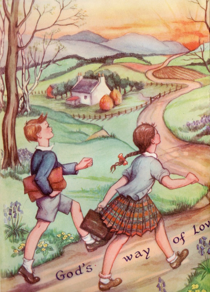 This is the Frontispiece of the original Book One of the set.